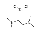 二氯(N,N,N',N'-四甲基乙二胺)锌(II)结构式