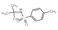 Benzenesulfonamide,N-(1,1-dimethylethyl)-4-methyl- Structure