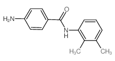 4-氨基-n-(2,3-二甲基苯基)苯甲酰胺结构式