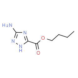 1H-1,2,4-Triazole-3-carboxylicacid,5-amino-,butylester(9CI) Structure