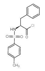 N-(p-甲苯磺酰基)-L-苯丙氨酰氯结构式