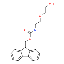 Fmoc-N-amido-PEG2-alcohol Structure