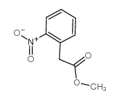 (2-硝基苯基)乙酸甲酯结构式