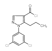 1-(3,5-二氯苯基)-5-丙基-1H-吡唑-4-羰酰氯图片