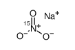 Sodium nitrate -<<15>>N structure