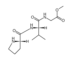H-Pro-Val-Gly-OMe Structure