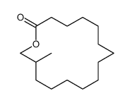 15-methyl-oxacyclohexadecan-2-one结构式