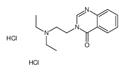 3-[2-(diethylamino)ethyl]quinazolin-4-one,dihydrochloride结构式