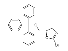 (5S)-5-(trityloxymethyl)-1,3-oxazolidin-2-one Structure