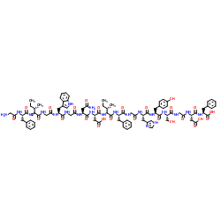 Anantin (linear sequence) trifluoroacetate salt structure