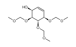 (1S,4R,5R,6S)-4,5,6-tris(methoxymethoxy)cyclohex-2-enol结构式