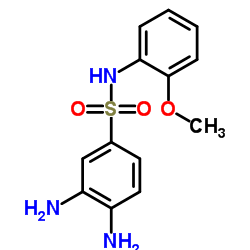 3,4-DIAMINO-N-(2-METHOXY-PHENYL)-BENZENESULFONAMIDE Structure