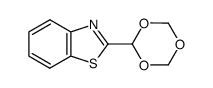 2-[1,3,5]trioxan-2-yl-benzothiazole Structure