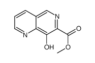 Methyl 8-hydroxy-1,6-naphthyridine-7-carboxylate Structure