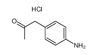 (4-amino-phenyl)-acetone, hydrochloride结构式