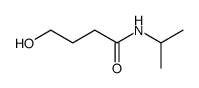 N-isopropyl-4-hydroxybutyramide Structure