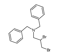 2,3-dibromo-1-(N,N-dibenzylamino)propane结构式
