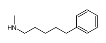 N-methyl-5-phenylpentan-1-amine结构式
