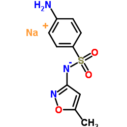 Sulfamethoxazole sodium Structure