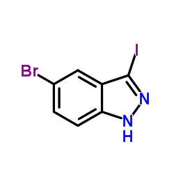 5-Bromo-3-iodo-1H-indazole Structure