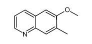 6-甲氧基-7-甲基-喹啉结构式