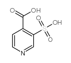 4-Pyridinecarboxylic acid, 3-sulfo- Structure