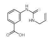 Benzoic acid,3-[[(2-propen-1-ylamino)thioxomethyl]amino]- Structure