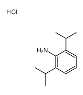 2,6-di(propan-2-yl)aniline,hydrochloride结构式