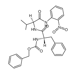 Z-Phe-Val-o-nitroanilid结构式