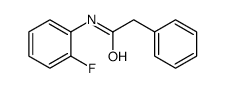 N-(2-fluorophenyl)-2-phenylacetamide Structure