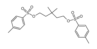 3,3-dimethylpentane-1,5-diyl bis(4-methylbenzenesulfonate) Structure