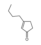 3-butylcyclopent-2-en-1-one结构式