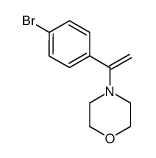 4-[1-(4-Bromophenyl)ethenyl]morpholin结构式