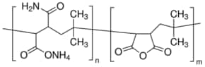 聚[(异丁烯-alt-马来酸,铵盐)-co-(异丁烯-alt-马来酸酐)]结构式
