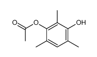 Essigsaeure-(3-hydroxy-2,4,6-trimethylphenyl)ester Structure