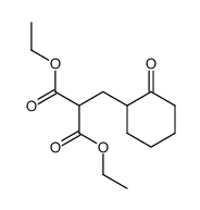 (2-oxo-cyclohexylmethyl)-malonic acid diethyl ester Structure
