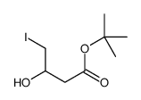 tert-butyl 3-hydroxy-4-iodobutanoate Structure