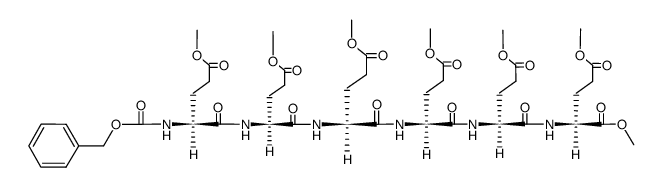 Z-(D-Glu-OMe)6-OMe Structure