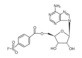 5'-(sulfonylbenzoyl)adenosine Structure