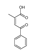 2-methyl-4-oxo-4-phenylbut-2-enoic acid结构式