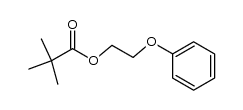 2-phenoxyethyl pivalate结构式