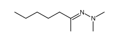 Heptan-2-on-dimethylhydrazon结构式