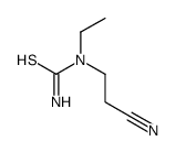 N-(2-氰基乙基)-N-乙基硫脲结构式