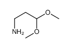 3,3-dimethoxypropan-1-amine结构式