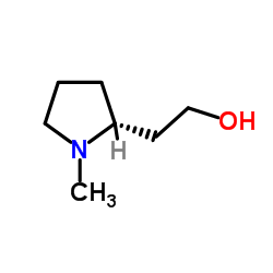 (2R)-1-Methyl-2-Pyrrolidineethanol Structure