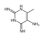 6-methylpyrimidine-2,4,5-triamine结构式