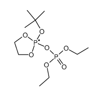 2-tert-butoxy-2-diethoxyphosphoryloxy-2λ5-[1,3,2]dioxaphospholan-2-yl Structure