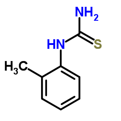 N-邻甲苯基硫脲结构式