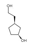 rac-3-(2-hydroxyethyl)cyclopentanol Structure