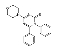 4-morpholin-4-yl-1,6-diphenyl-1,3,5-triazine-2-thione Structure